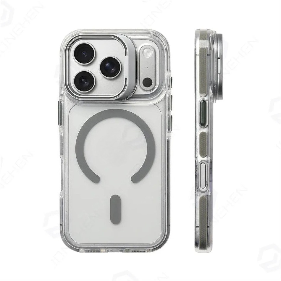 For Magsafe Hit Frame Magnetic Clear  Case For iPhone