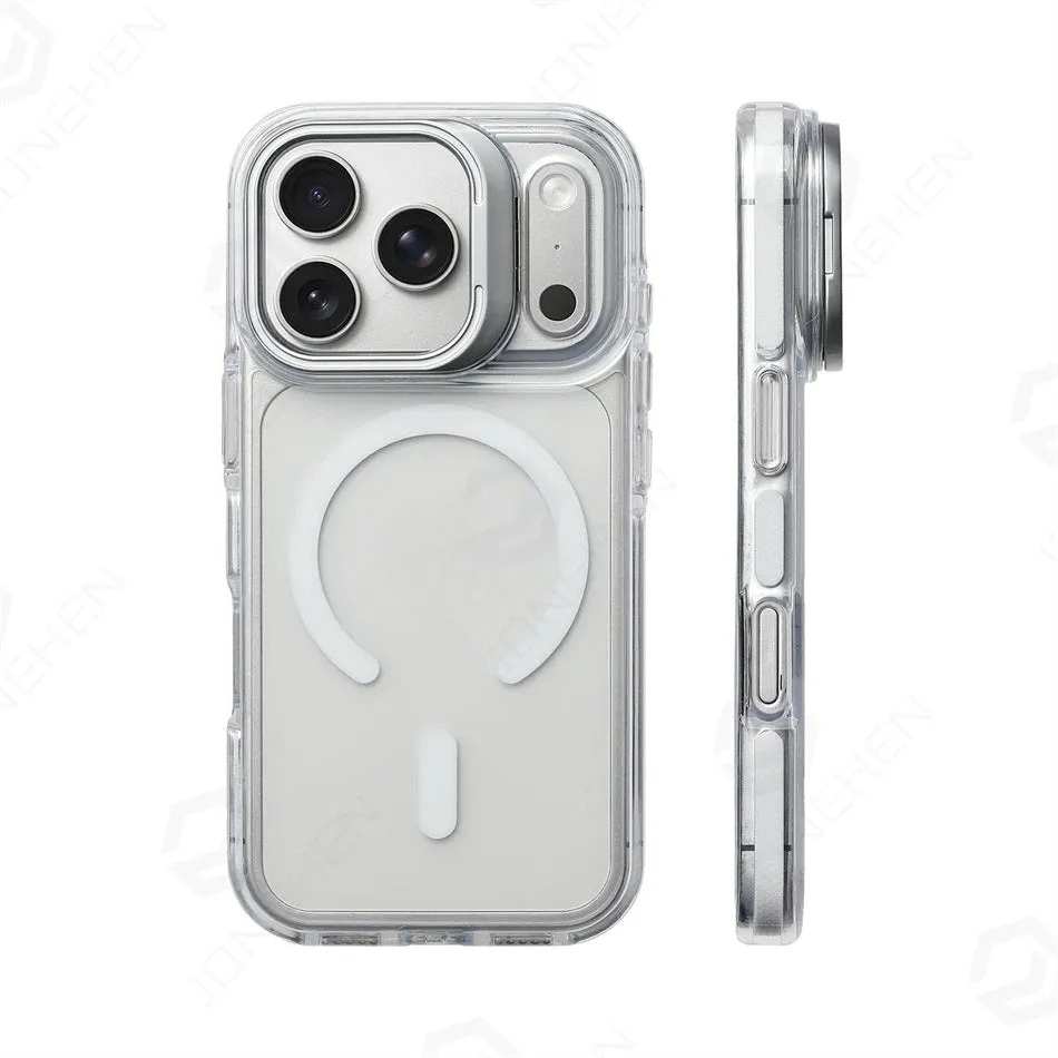 For Magsafe Hit Frame Magnetic Clear  Case For iPhone