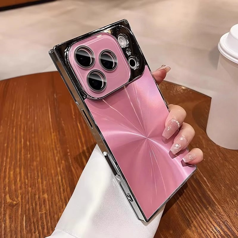 Square Aurora Shine Electroplated iPhone Case for iPhone