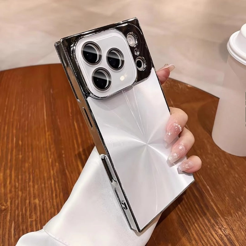 Square Aurora Shine Electroplated iPhone Case for iPhone