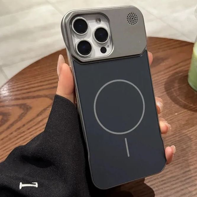 Luxury matte magnetic phone case suitable for iPhone