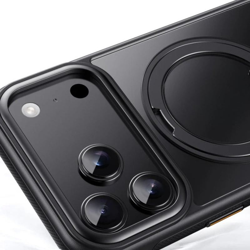 360° Mechanical Torque Rotating Stand Holder Magnetic Magsafe Case For iPhone