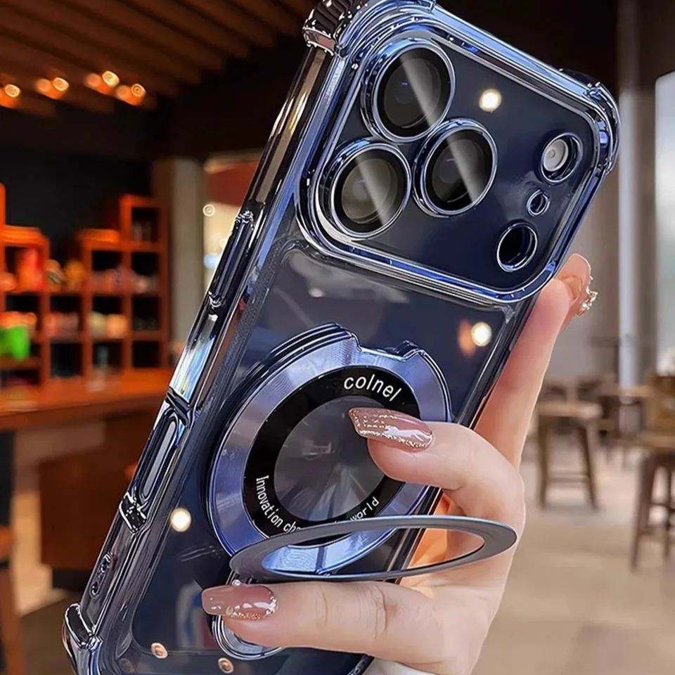 🔥2026 New plating anti-drop simple magnetic case For iPhone