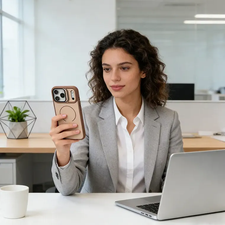 CASESUN iPhone 17 Pro Max case daily use office lifestyle hands free stand