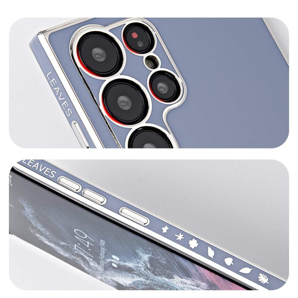 Electroplated Maple Leaf Case For Samsung