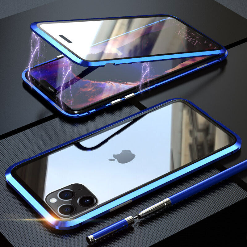 Double Tempered Glass 360° Magnetic Case For iPhone