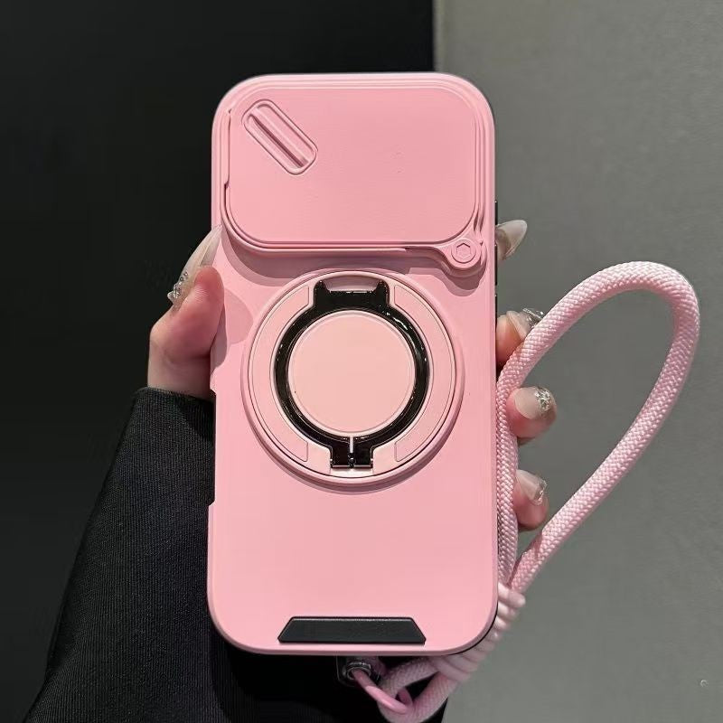 Rotating Magnetic Mount Matte Phone Case for iPhone