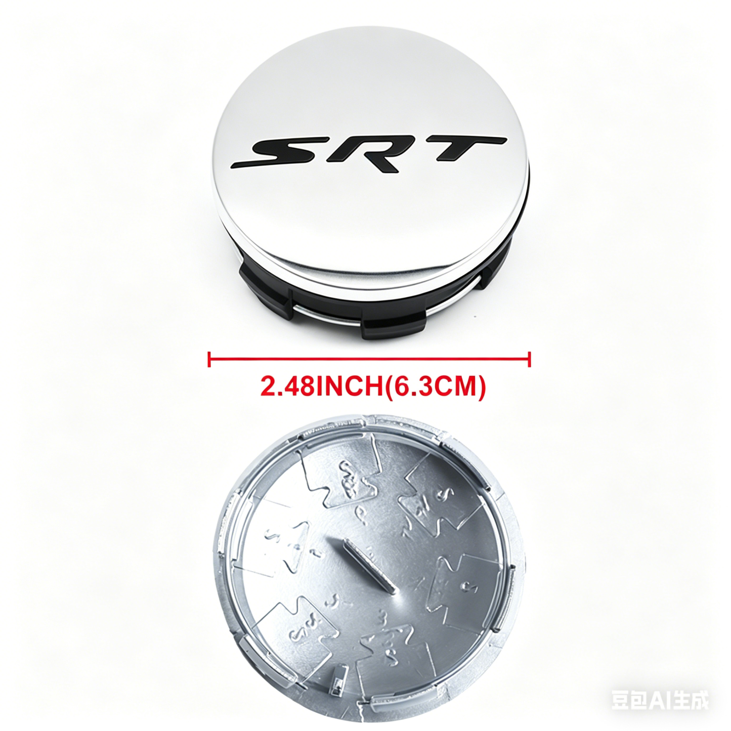 4PCS 2011-2023 Charger Challenger Durango Grand Cherokee SRT Wheel Center Caps 63mm Chrome Black Dodge 5QW99RXFAA