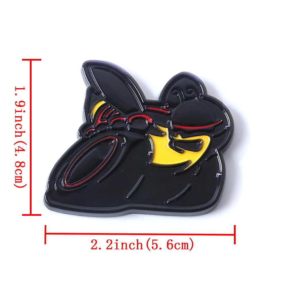 2019-2023 Charger Challenger SCAT PACK Bee Rear Trunk Badge Gloss Black Dodge 