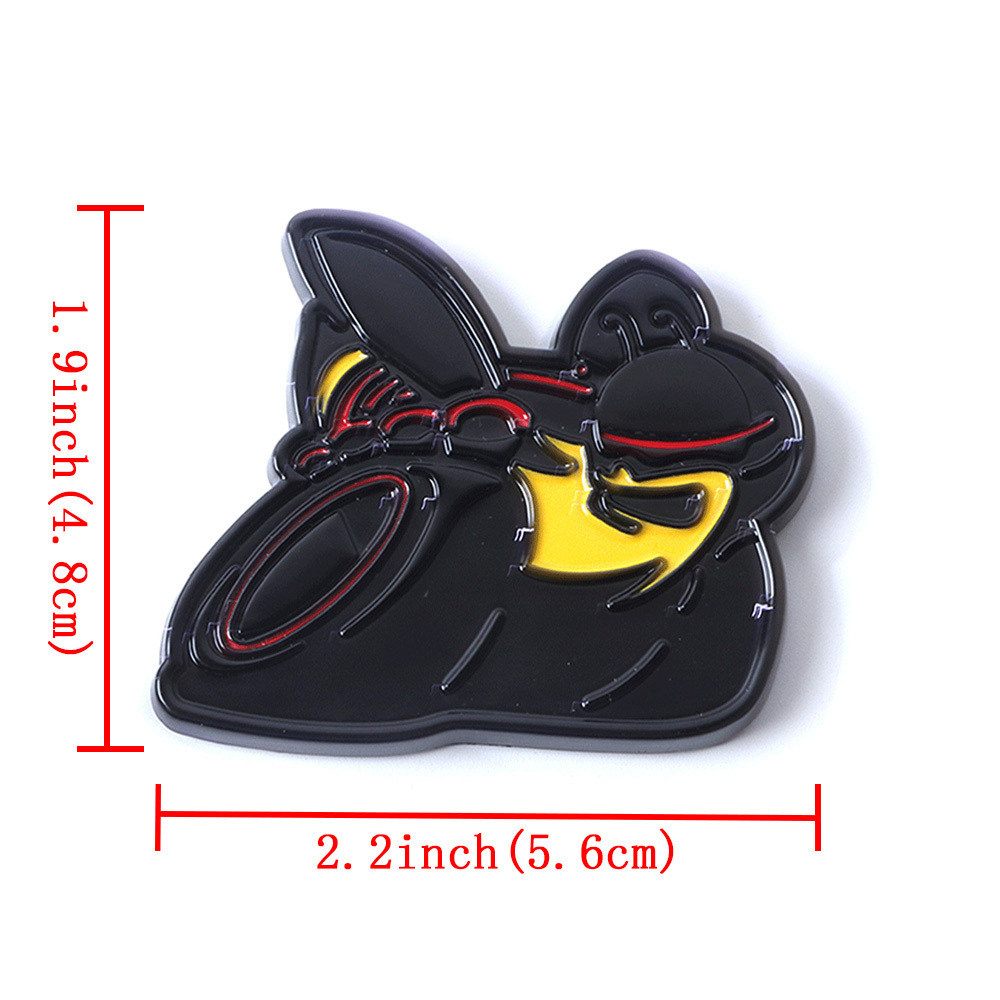 2019-2023 Charger Challenger SCAT PACK Bee Rear Trunk Badge Gloss Black Dodge 