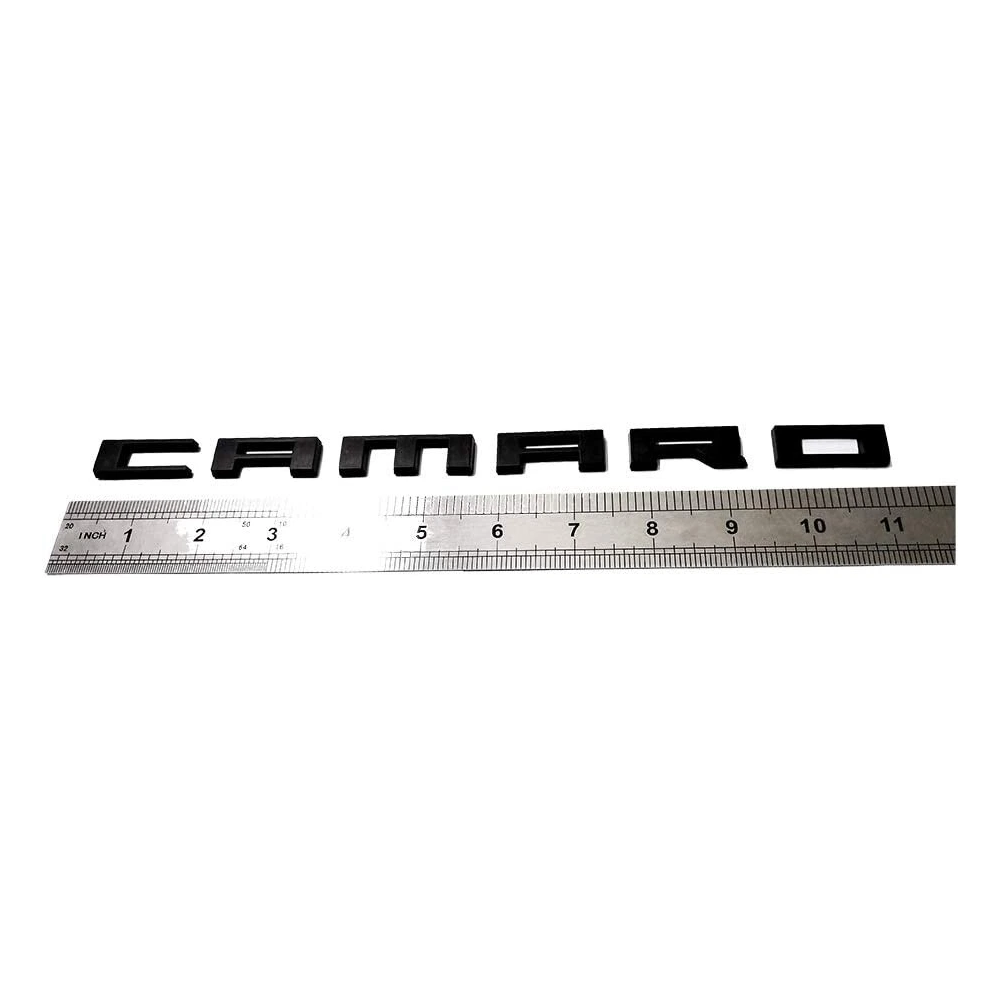2PcS 2010-2015 Camaro ABS Plastics Letter Matte Black Chevrolet 