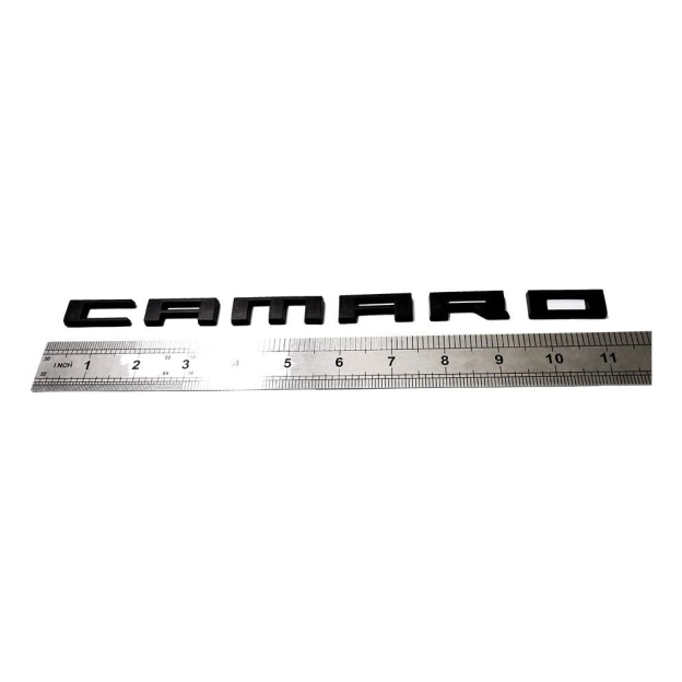 2PcS 2010-2015 Camaro ABS Plastics Letter Matte Black Chevrolet 
