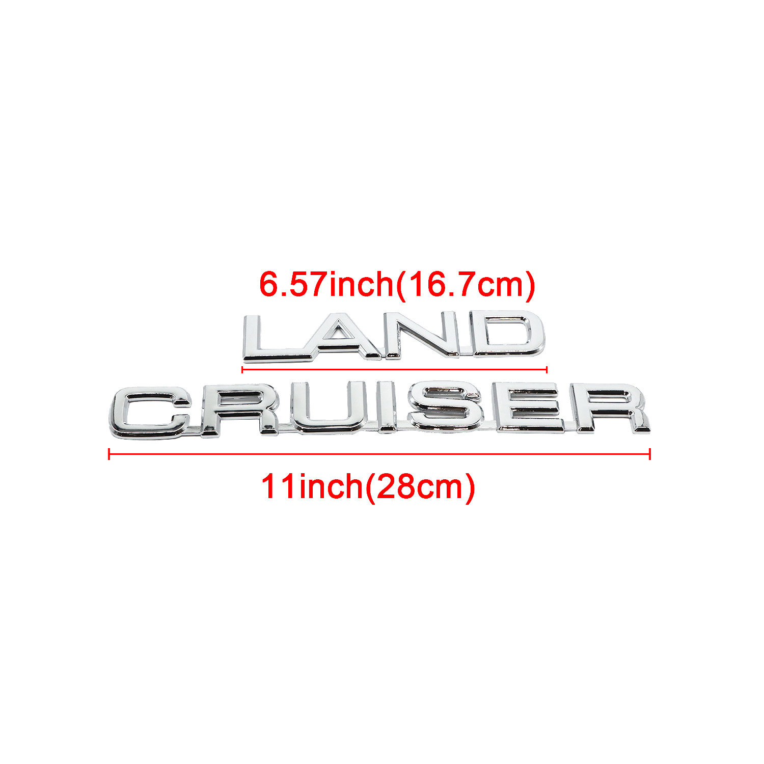 1pc 1998-2003 Land Cruiser J100 Plastic Rear Tailgate Letters Toyota 75442-60150 