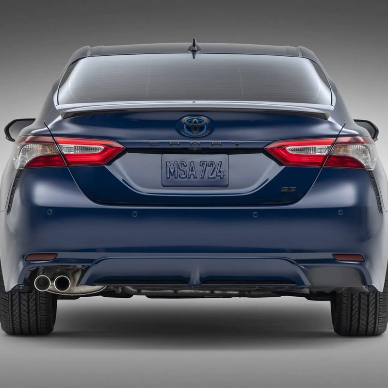 3PCS 2018-2024 CAMRY SE Emblem Overlay Gloss Black Rear Cover Toyota 