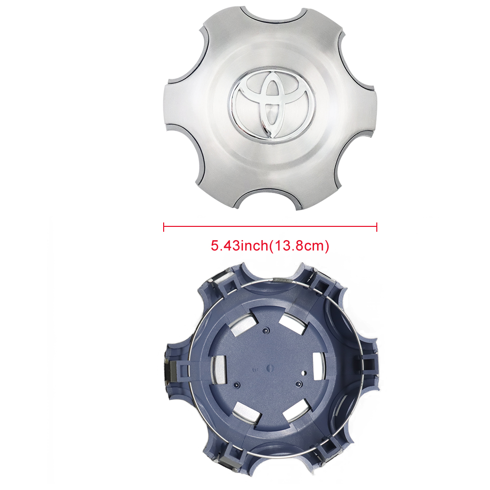 4pcs 2003-2009 4Runner Plastic Wheel Center Hub Caps 5.5" Chrome Toyota 69430 - 500