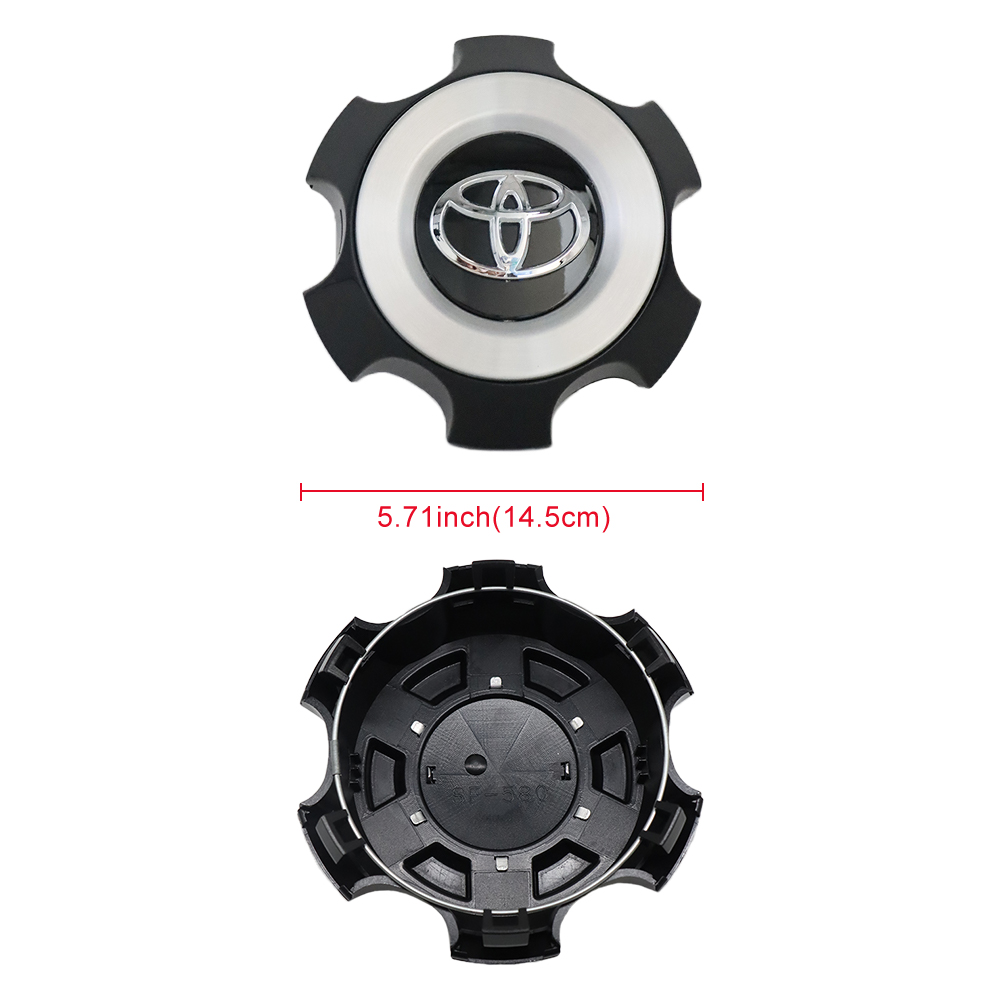 Toyota 4Runner 2014-2023 FJ Cruiser 2014 Wheel Center Cap 4260B-35100 Black Silver