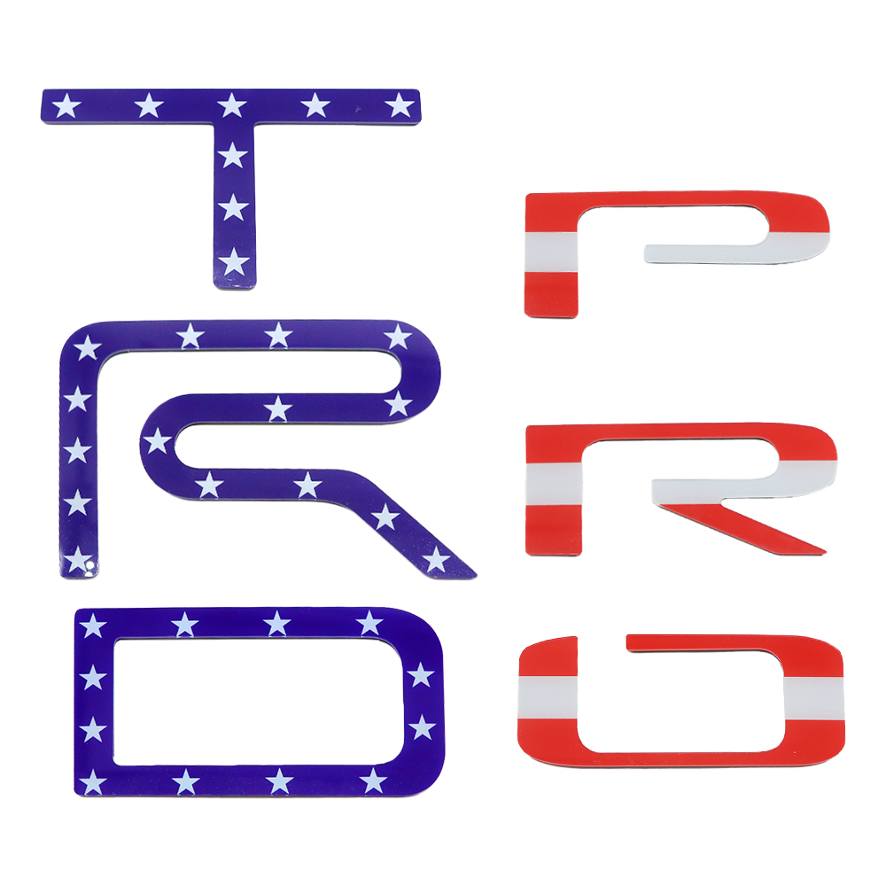 2022–2025 Tundra TRD PRO Acrylic 3D Tailgate Insert Letter US Flag Toyota