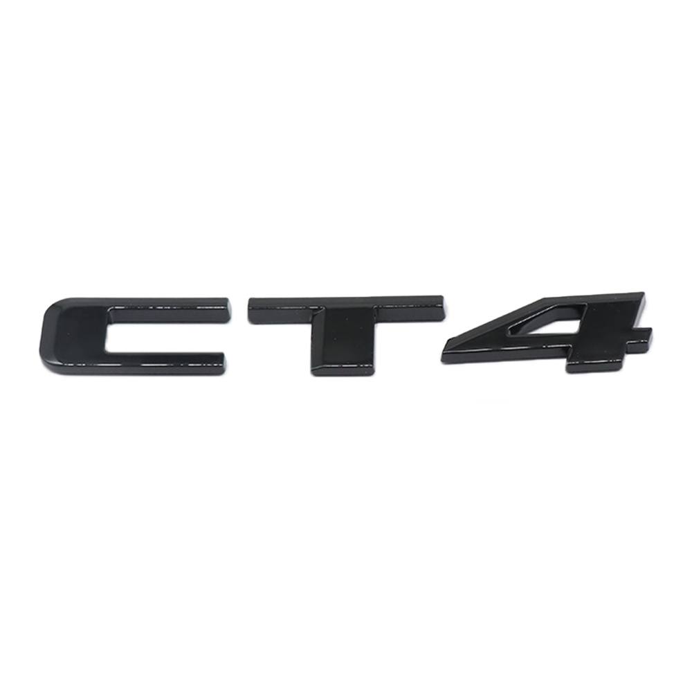 1PC CT4 Plastic Rear Trunk Decklid Letter Sport Black Cadillac 84601656