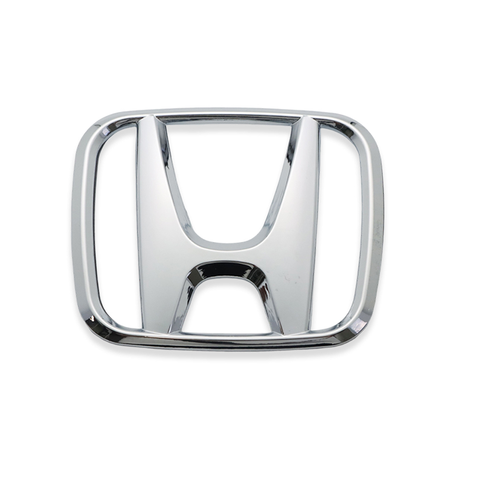 1PC 18-21 Accord 12-21 CRV 16-18 Pilot Plastic Front Grille Emblem Gloss Chrome Honda 75700-SZW-000