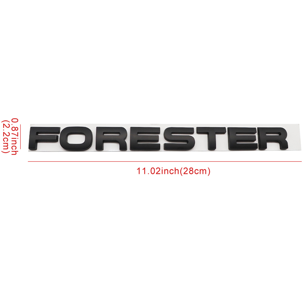 1PC 2009-2018 Forester Plastic Rear Liftgate Letter Matte Black Subaru 93079FJ050