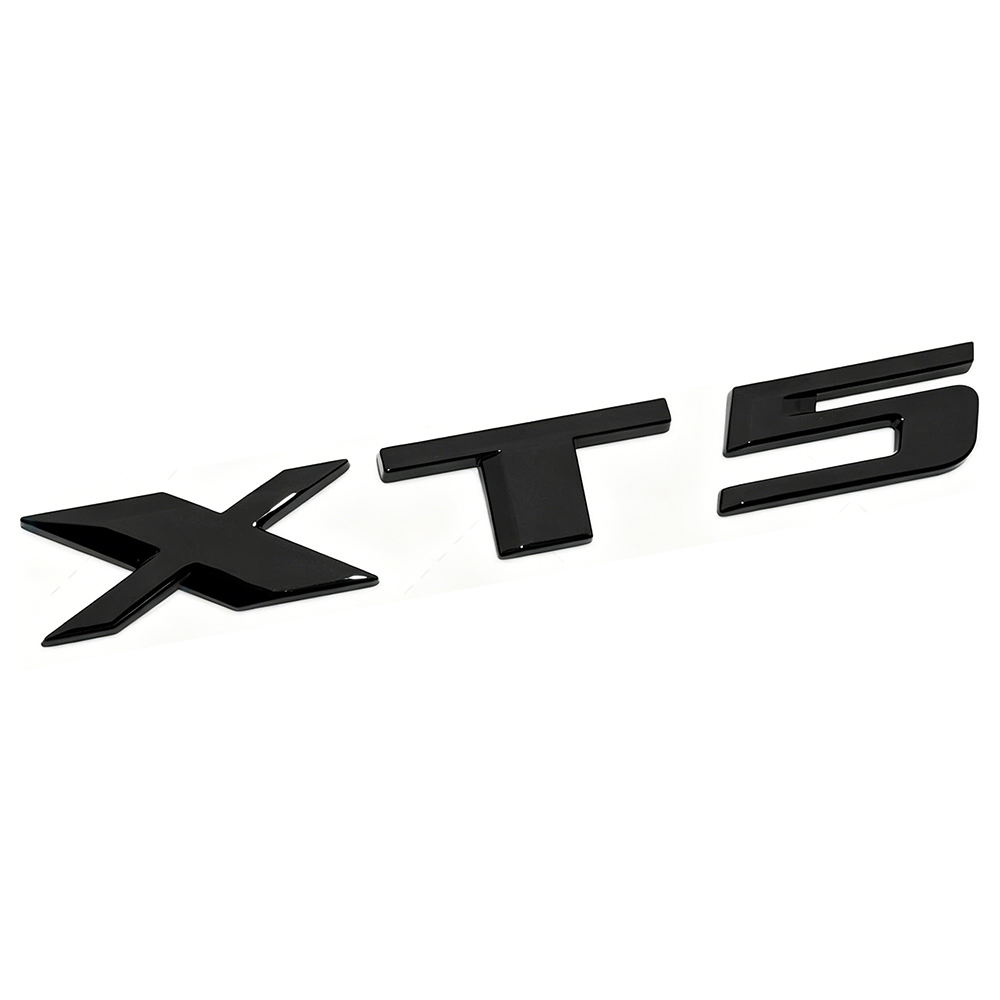1PC XT5 Plastic SUV Rear Liftgate Letter Gloss Black Cadillac 84686958