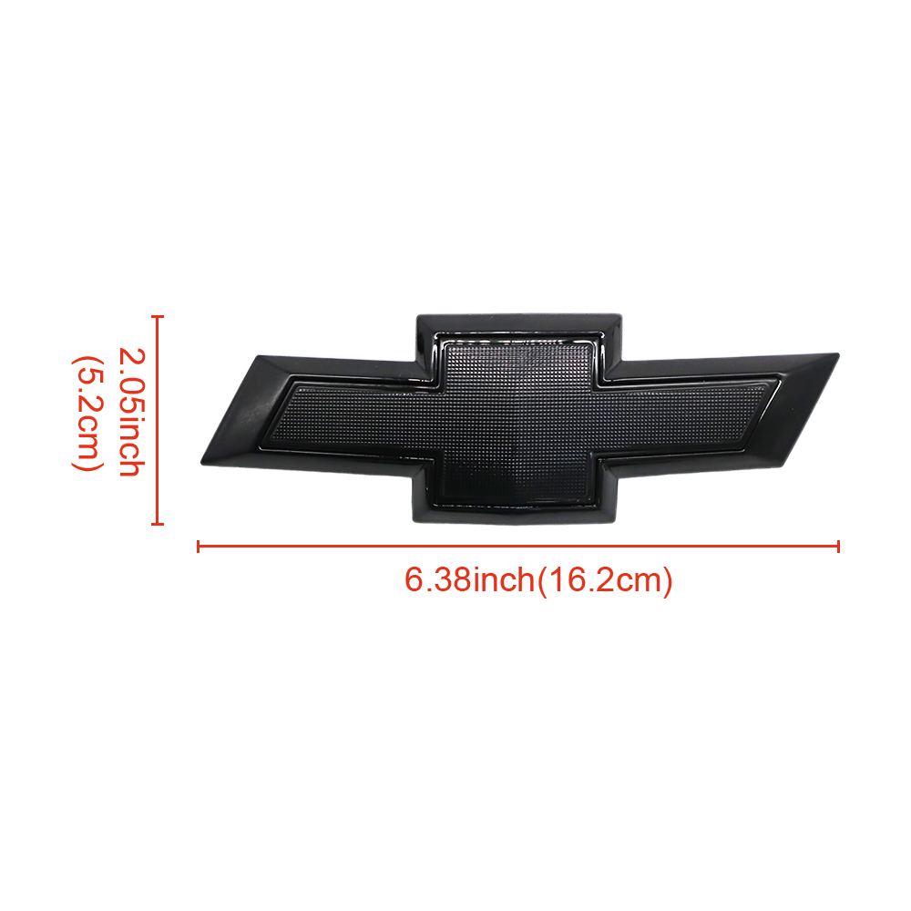 1PC 2016-2024 Camaro Plastic Front Grille Emblem Gloss Black Chevrolet 84219485 23269466 23216040