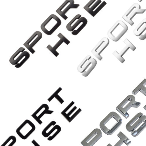 3D Tailgate Letter For Range Rover Sport HSE Rear Trunk Lid Liftgate Emblem