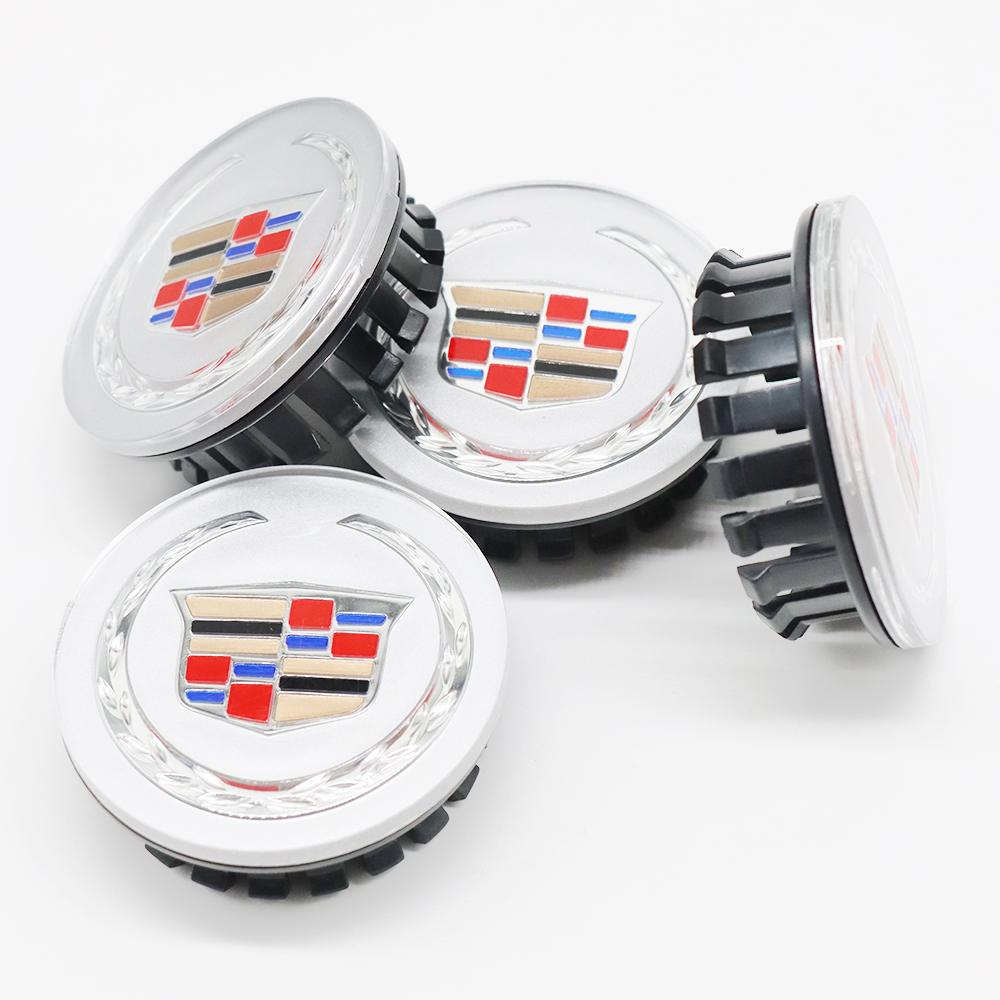 4Pcs ATS DTS SRX CTS XTS Plastic Wheel Center Caps Rims Chrome Cadillac 9595439