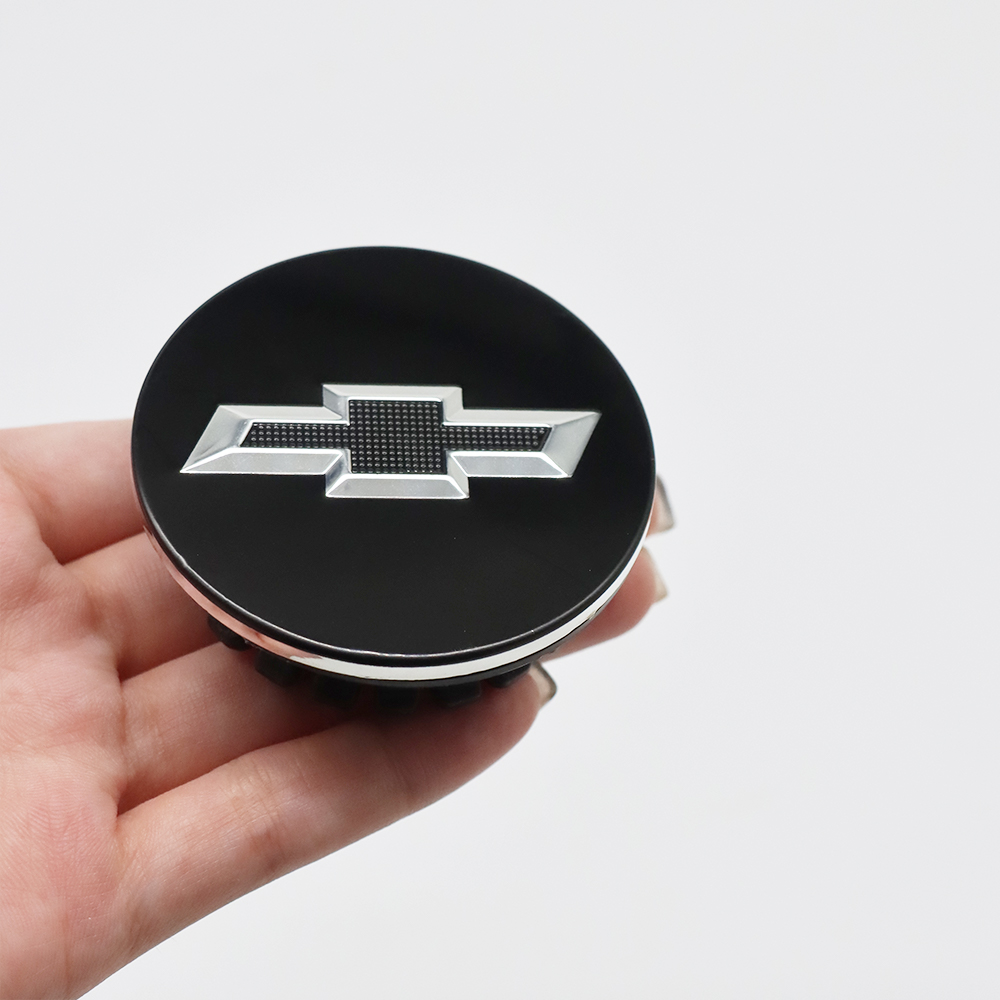 4PCS Cruze Equinox Impala Malibu Trax Volt Plastic 58mm Wheel Center Caps Black Chevrolet 9594156