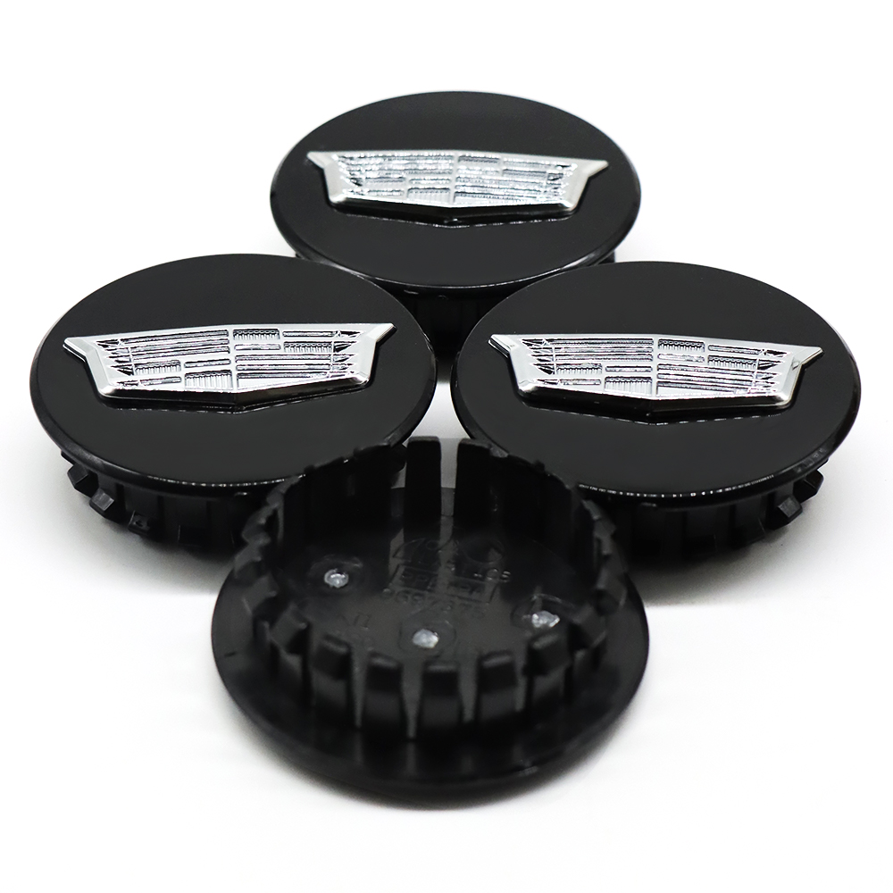 4Pcs ATS CT6 CTS XTS XT4 XT5 Plastic Wheel Center Caps Rim Black Silver Cadillac 66mm 9595439