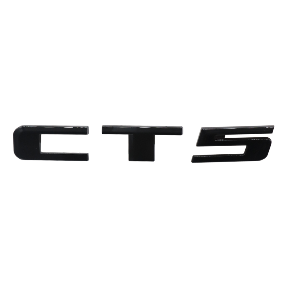 1PC CT5 Plastic Rear Trunk Decklid Letter Sport Black Cadillac 84601656