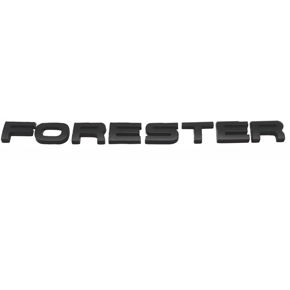 1PC 2009-2018 Forester Plastic Rear Liftgate Letter Matte Black Subaru 93079FJ050