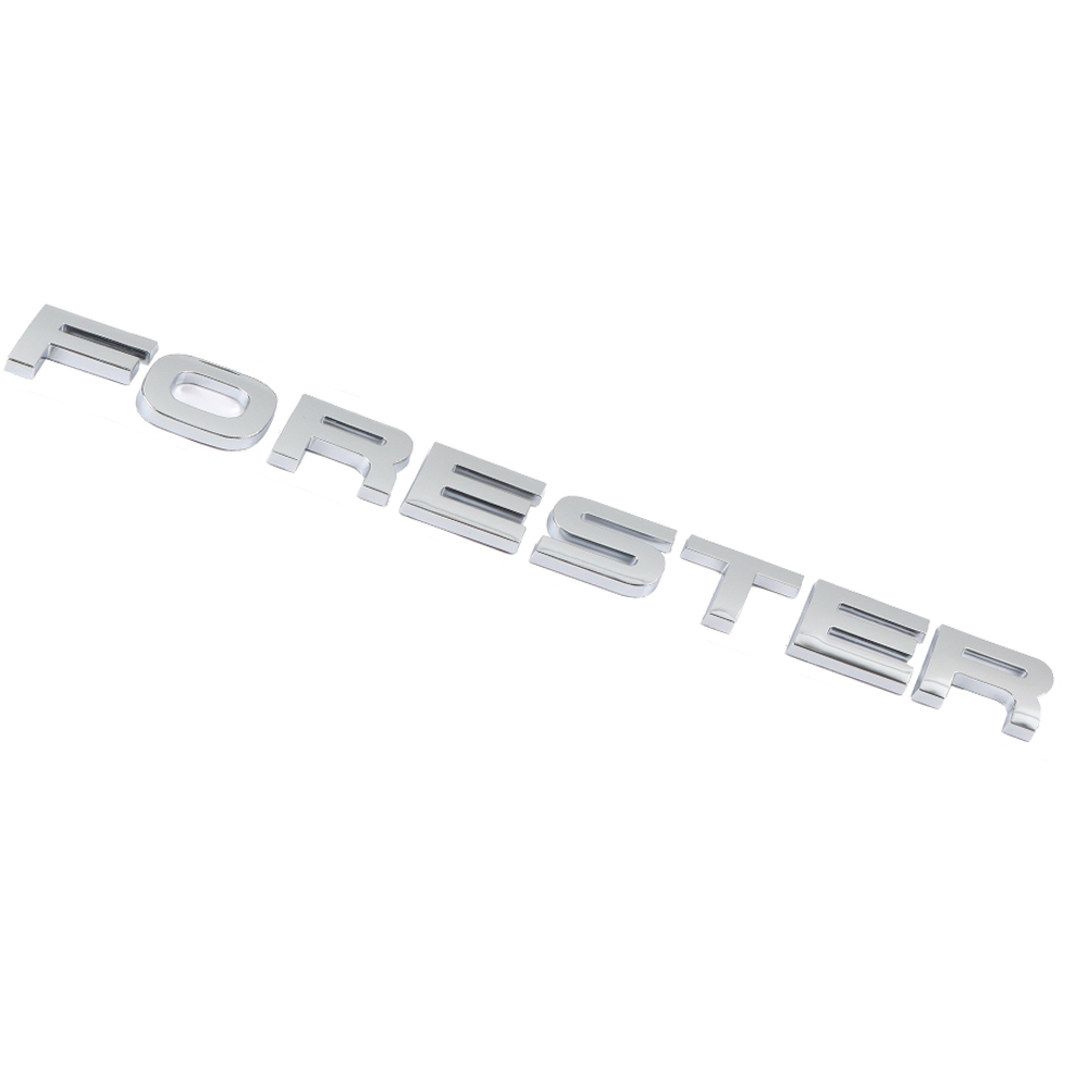 1PC 2009-2018 Forester Plastic Rear Liftgate Letter Gloss Chrome Subaru 93079FJ050