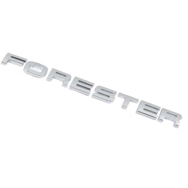 1PC 2009-2018 Forester Plastic Rear Liftgate Letter Gloss Chrome Subaru 93079FJ050