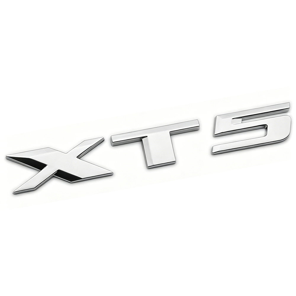 1PC XT5 Plastic SUV Rear Liftgate Letter Gloss Chrome Cadillac 84686958