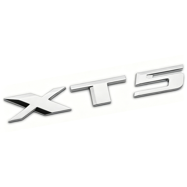 1PC XT5 Plastic SUV Rear Liftgate Letter Gloss Chrome Cadillac 84686958