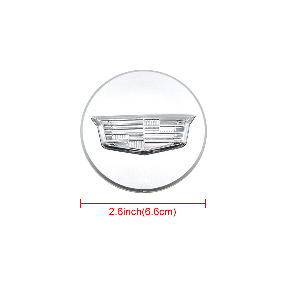 4Pcs ATS CT6 CTS XTS XT4 Plastic Wheel Center Caps Rim Cadillac 66mm 9597375