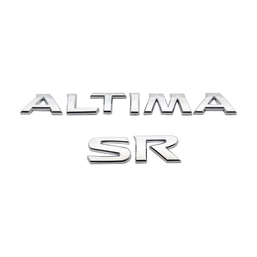 2019-2025 ALTIMA SR Tailgate Badge ABS Chrome Nissan Self-Adhesive Decal Nameplate