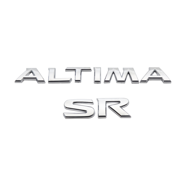 2019-2025 ALTIMA SR Tailgate Badge ABS Chrome Nissan Self-Adhesive Decal Nameplate