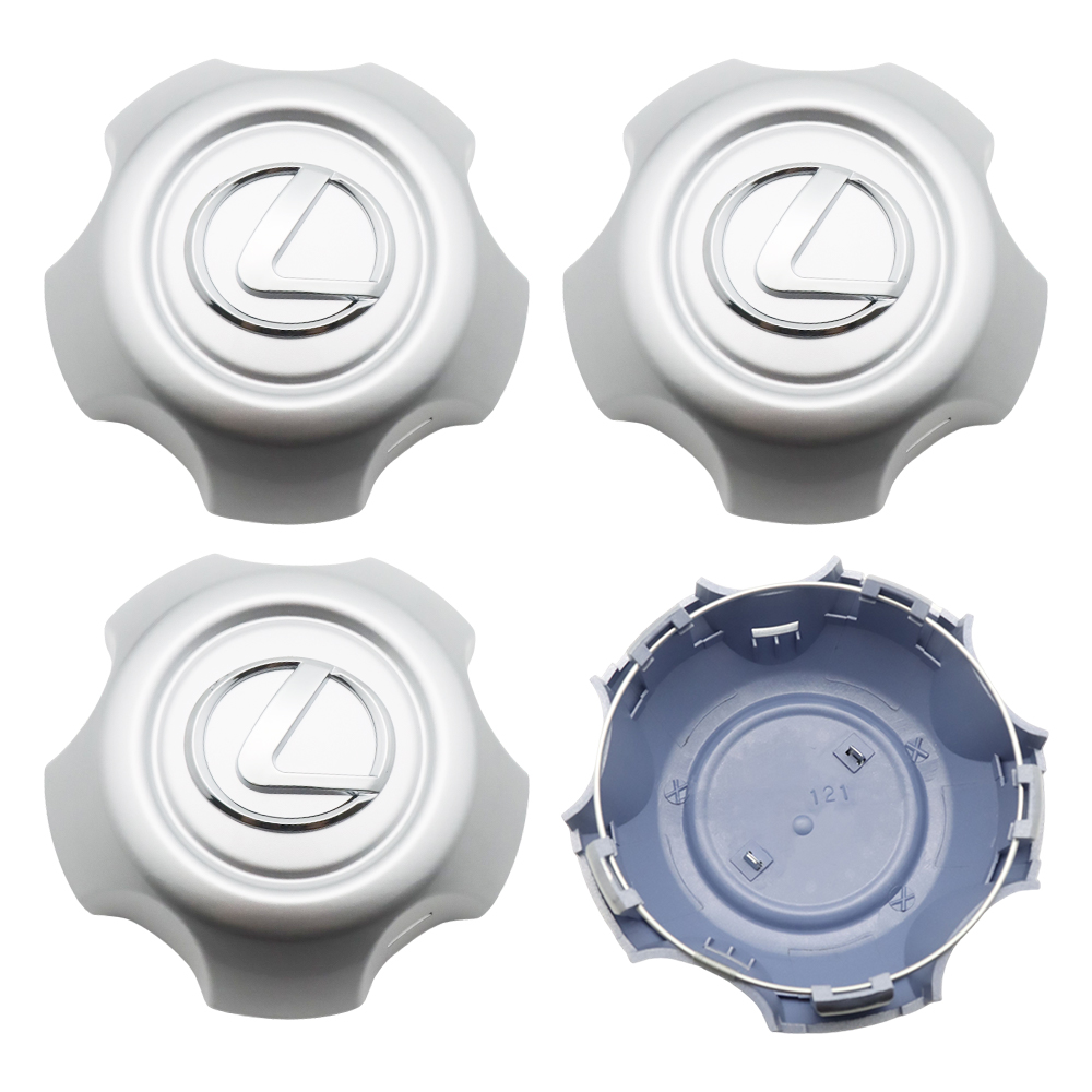 4pcs 2003-2006 LX470 Plastic Wheel Center Hub Caps 18" Chrome Toyota 42603-60600