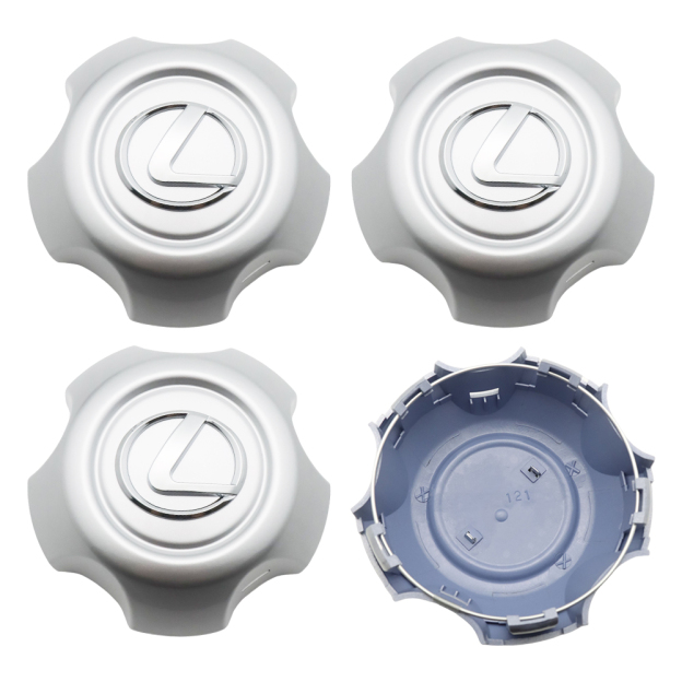 4pcs 2003-2006 LX470 Plastic Wheel Center Hub Caps 18" Chrome Toyota 42603-60600