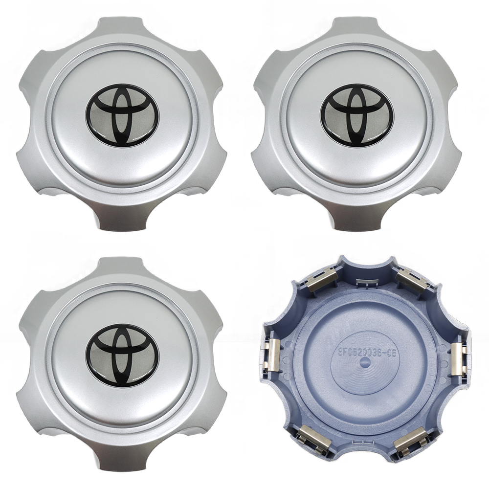 4pcs 4Runner Tacoma Tundra Plastic Wheel Center Hub Caps 6 Lugs 15" Chrome Toyota 42603-04030