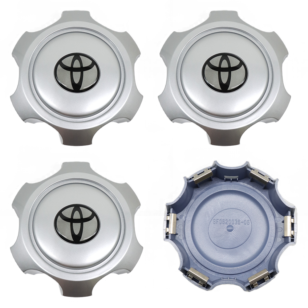 4pcs 4Runner Tacoma Tundra Plastic Wheel Center Hub Caps 6 Lugs 15" Chrome Toyota 42603-04030