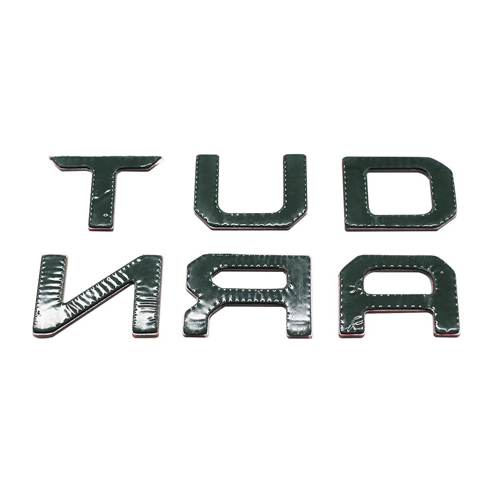 1Pc 2022-2026 Tundra Acylic Front Grille Letters Black Red Toyota