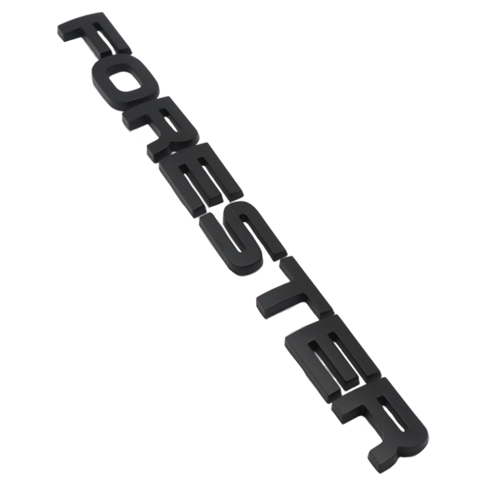 1PC 2009-2018 Forester Plastic Rear Liftgate Letter Matte Black Subaru 93079FJ050