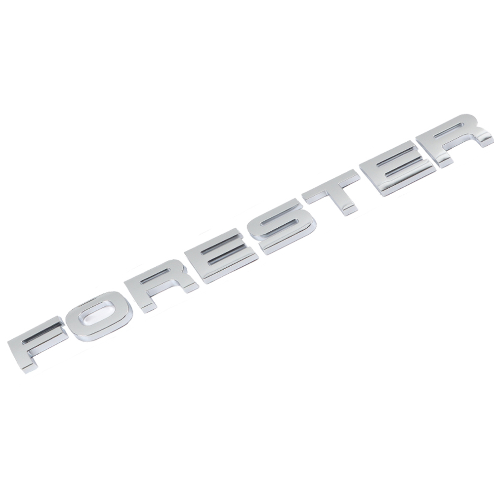 1PC 2009-2018 Forester Plastic Rear Liftgate Letter Gloss Chrome Subaru 93079FJ050