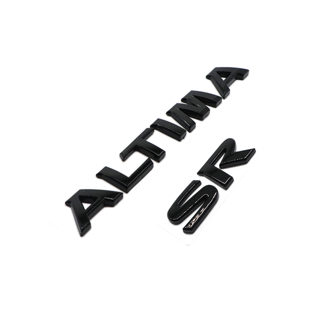 2019-2025 ALTIMA SR Tailgate Badge ABS Gloss Black Nissan 84895-9HF0C Self-Adhesive Decal Nameplate
