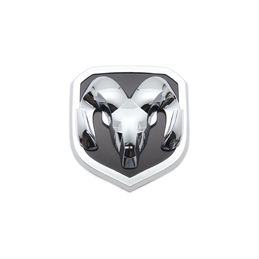 For 2013-2018 RAM 1500 2500 3500 ABS Front Grille Ram Head Grill Emblem Chrome Black Dodge 68140322AA