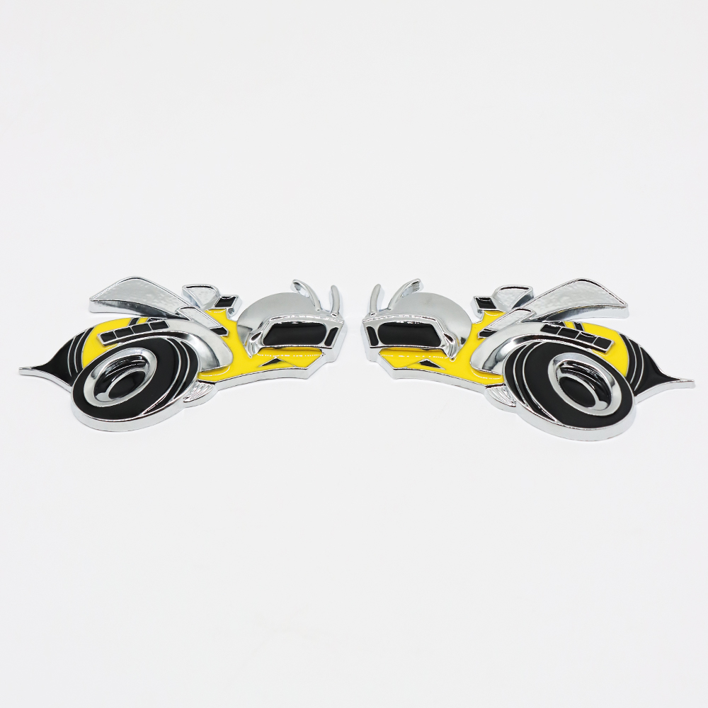 2Pcs SCAT PACK Super Bee Badge Metal Side Fender Dodge 68004237AA