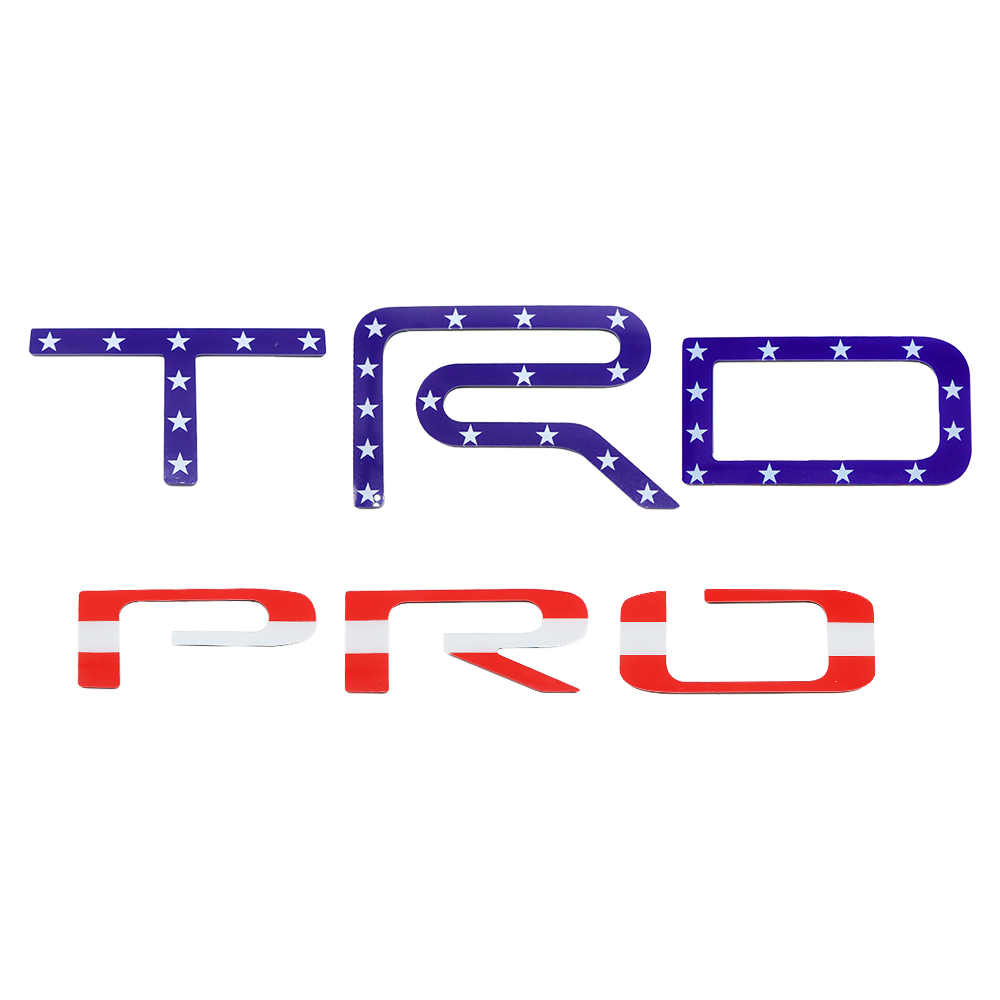 2022–2025 Tundra TRD PRO Acrylic 3D Tailgate Insert Letter US Flag Toyota